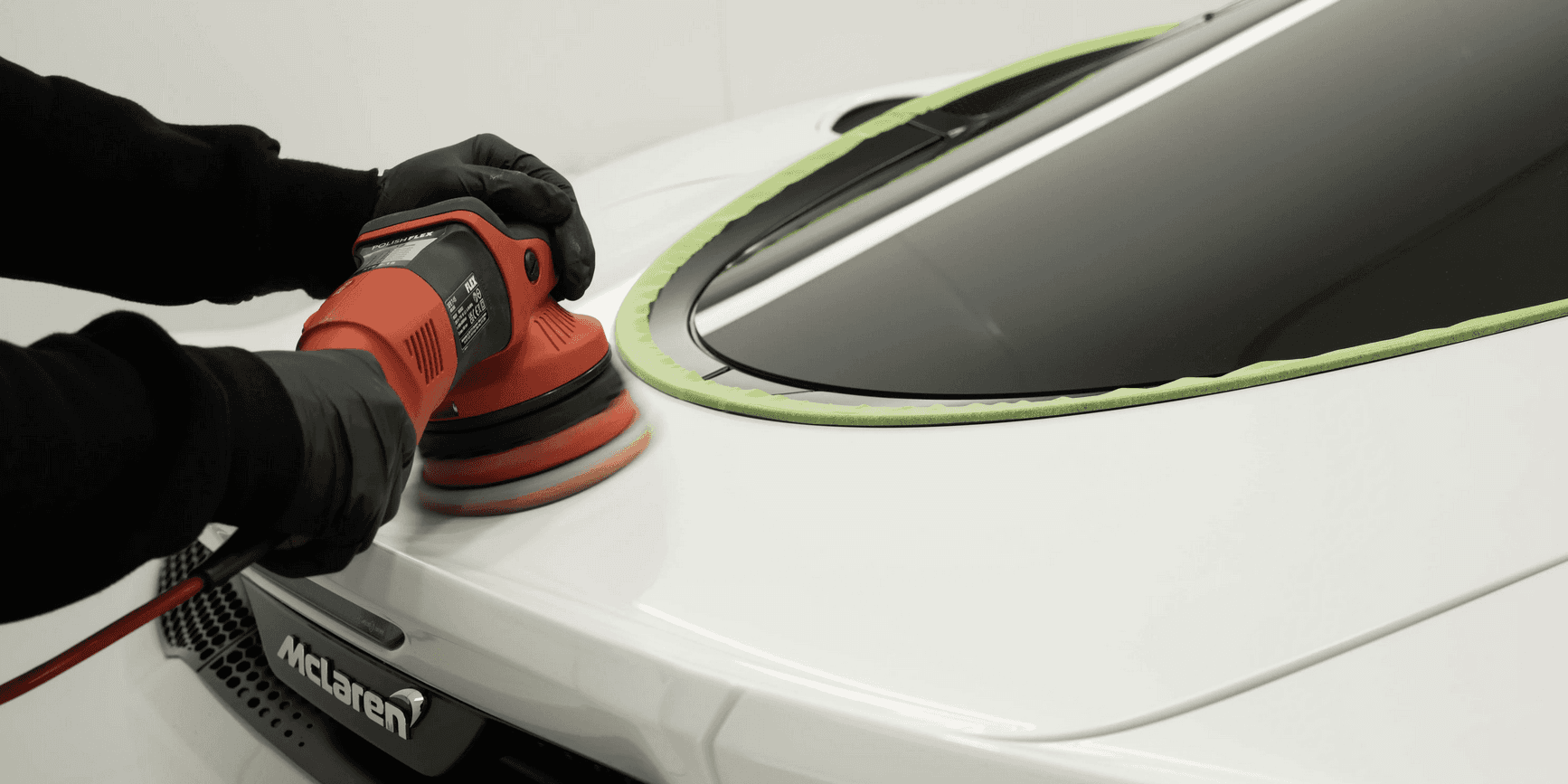 Ceramic coating application on vehicle in Orlando